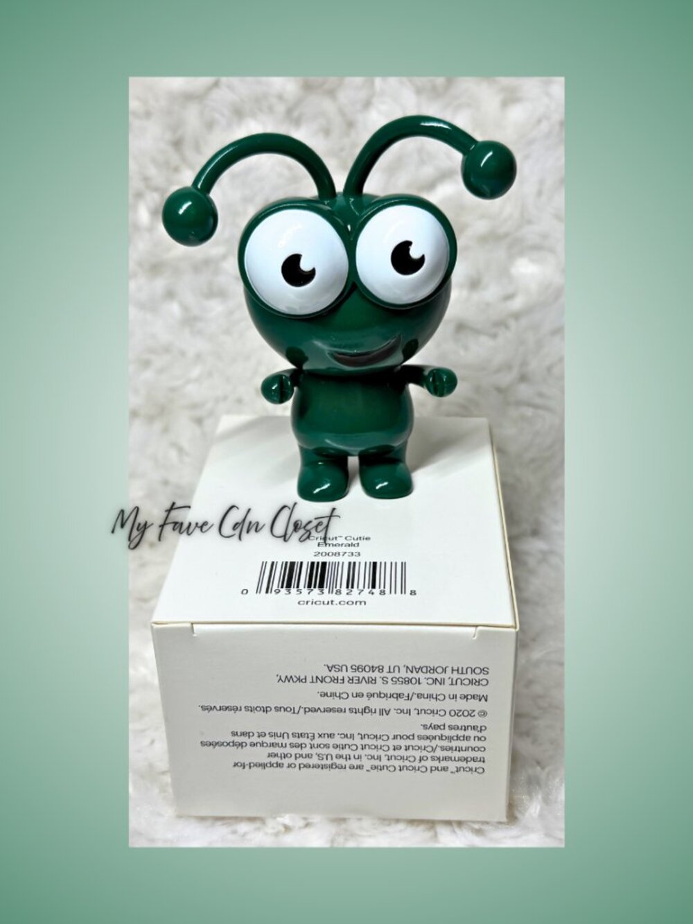 NEW in Box Cricut CUTIE Figurine **EMERALD**